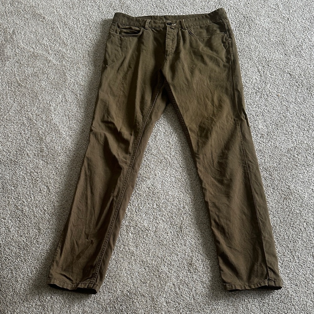 Zara man men’s Olive Green Casual Pants size 31 /30very good